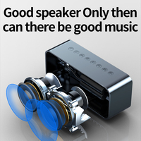 BT speaker nirkabel mini jam Alarm lampu malam Subwoofer kualitas suara tinggi speaker cermin FICAN H8