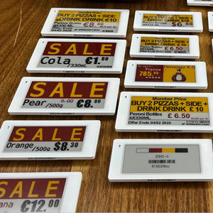 Etiqueta Electrónica para Estantes con Certificación ETL, Puede Soportar Etiquetas de Precio Digitales Personalizadas, ESL Inalámbrico Wifi de 4 Colores para Supermercado - Product Image 1