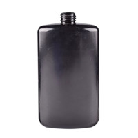 500ml 600ml Chine fournisseur prix bas en gros pcr plat noir en plastique LDPE colle cheveux colorant pot de peinture liquide bouteille
