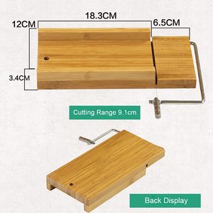 Coupe-savon réglable en bambou, trancheuse à fil, outil de découpe pour la fabrication artisanale de savon, la fabrication de bougies, la découpe de fromage, outil de découpe DIY - Product Image 4