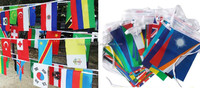 Drapeaux à cordes de haute qualité populaires pour les décorations de fête et les célébrations