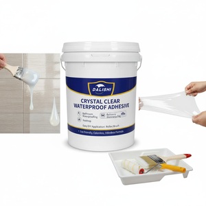 Revêtement transparent imperméable |   Scellant invisible anti-fuite pour toiture et salle de bain |   Colle liquide transparente pour la réparation et l'étanchéité des fissures - Product Image 1
