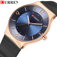 Montre à quartz pour femme CURREN 8304, bracelet en maille Vive, étanche, petite, minimaliste, décontractée