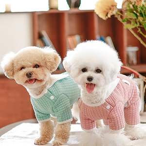 קטטה תרמית onesie לכלבים כלבים חורפי בגד חיית מחמד עבור שנזר יורקי צ 'יוואווה וחיות מחמד בעל ארבע רגליים - Product Image 3