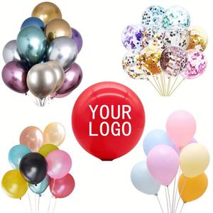 Globos de Látex Personalizados con Logotipo Impreso, Económicos, de 10 y 12 Pulgadas, para Publicidad - Product Image 1