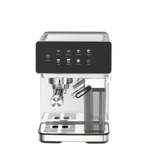 Cafetera Espresso Programable de 20 Bares, Multifuncional, Italiana, con Pantalla Táctil Grande, Espumador de Leche, Semiautomática para el Hogar - Product Image 3