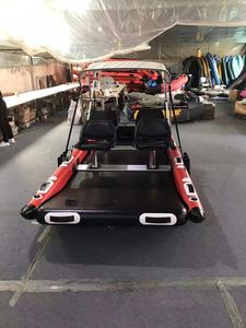 グラスファイバーPVCインフレータブルカタマラン回転シートキャノピーパッケージスポーツ釣り水ヨット船外機付き - Product Image 6