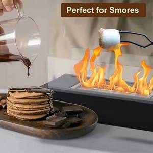 Machine à Smores de table avec 4 bâtonnets de torréfaction extensibles Mini <span class=keywords><strong>kit</strong></span> de foyer de cheminée intérieure et extérieure portable - Product Image 4