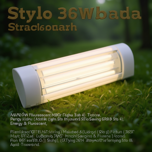 Lampada Fluorescente Stylo 36W 2G11 Inclusa, Apparecchio di Illuminazione a Risparmio Energetico - Product Image 3