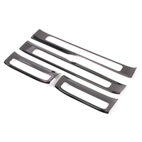 Plaque de seuil de porte intérieure en fibre de carbone sèche pour Mercedes-Benz Classe G W464 2019-2024 G500 G63 – Modification intérieure de voiture