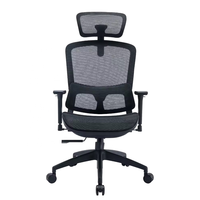 Chaise de bureau ergonomique moderne SX-W4597, hauteur réglable, design en plastique et métal