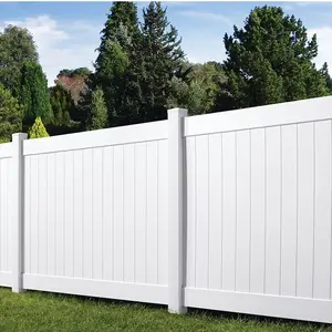 White Popular Style Plastic Vinyl Privacy Pvc Panel Yard Fencing Fencing Trellis Gates For Garden Pvc Fencing Panels Prices