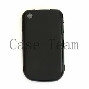 Manufacturer Wholesale Matte TPU Cases Soft Frosted Back Cover Silicone Mobile Phone Case For BlackBerry Curve 8520 Black