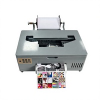 Printer Label UV FCOLOR LP-210 A3 dengan Printhead XP600 CMYK Putih untuk Stiker Barcode Label Pengiriman