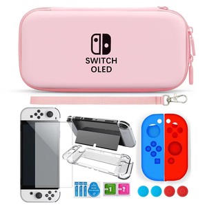 <b>Nintendo</b> <b>Switch</b> OLED Protective Case Storage Bag With Screen Protector And Joy-Con Covers For <b>Nintendo</b> <b>Switch</b> OLED <b>Console</b> - Product Image 1
