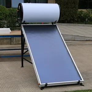 JIADELE Solar Water Heating System 150L 200L Chauffe Eau Enamel High Pressure Solar Water Geyser Flat Panel Solar Water Heater