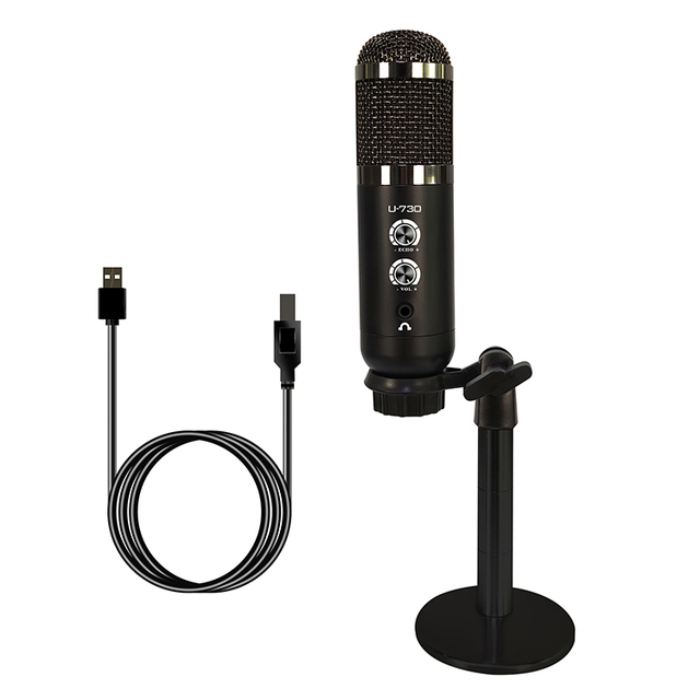 Smart Condenser Desktop Microphone Kit Recording Studio Conference Microphone for PC
