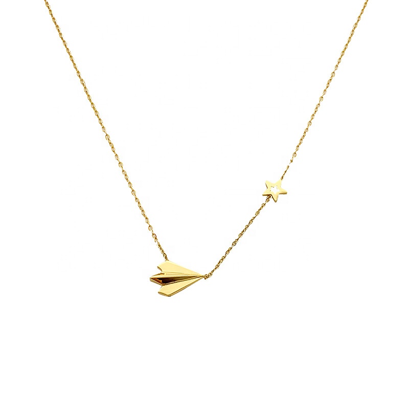 Wholesale Paper Airplane Pendants Customizable Jewelry