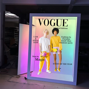 Kiosque de Selfie rotatif automatique sans fil coloré de cabine de magazine de nouvelle conception de 2025 pour le magazine - Product Image 4