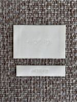 Étiquettes de vêtements tissées personnalisées haute densité avec logo 3D en relief pour étiquettes de col et étiquettes de marque de vêtements