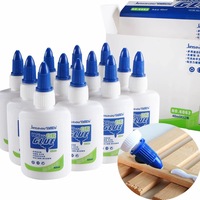 Colle blanche lavable XH pour étudiants, adhésif blanc pour l'assemblage du bois et le collage du papier, forte viscosité pour le bricolage et le bureau