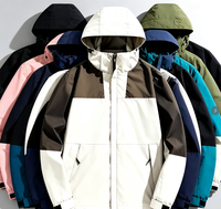 Veste bomber légère et tendance pour l'automne, idéale pour les activités de plein air, à une seule couche, avec capuche amovible, imperméable, unisexe