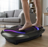 Plateforme vibrante pour exercices corporels complets, machine de fitness à domicile pour la perte de poids, plateforme vibrante pour brûler les graisses, Crazy Fit Massage
