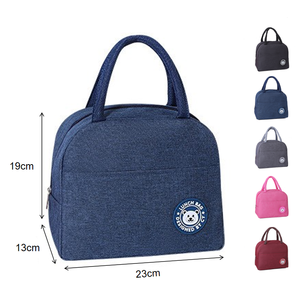 Aangepaste Picknicktas Thermisch Geïsoleerde Lunchbox Tote Koeler Handtas Waterdichte Bento Zakje School Voedsel Opbergzakken - Product Image 4