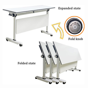 Nouveau <span class=keywords><strong>design</strong></span> <span class=keywords><strong>Design</strong></span> peu encombrant <span class=keywords><strong>Table</strong></span> <span class=keywords><strong>de</strong></span> salle <span class=keywords><strong>de</strong></span> conférence pliable <span class=keywords><strong>Table</strong></span> <span class=keywords><strong>de</strong></span> <span class=keywords><strong>réunion</strong></span> mobile rabattable pour les sessions <span class=keywords><strong>de</strong></span> formation - Product Image 3