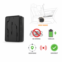 Traceur GPS sans fil 4G LTE 1200 mAh rechargeable, avec géolocalisation et alerte de vibration, à dissimuler dans une voiture sans câblage