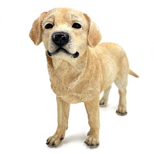 Çin fabrika ucuz fiyat büyük köpek heykeli bahçe reçine hayvan şişme labrador retriever köpek hayvan süslemeleri - Product Image 3