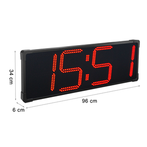 Nouveau 2026 CHEETIE CP0215 Horloge numérique lumineuse de 12 pouces au design moderne, fabriquée à la main, avec affichage de la température et de l'humidité - Product Image 6