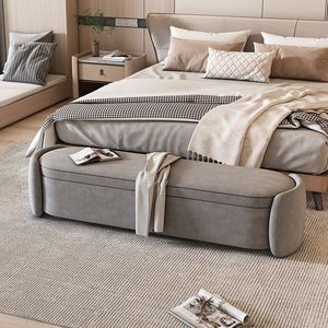 Banc de chevet moderne avec rangement pour chambre à coucher, dressing, usage adulte - Product Image 3