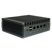 Mini ordinateur industriel SHINEMAN Intel Celeron N4000 Dual Core 4 Lan 2.5GbE RJ45 HD DP SIM Win10 Win11 Mini ordinateur