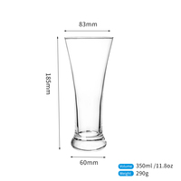 Chope à bière tasse à vin en verre Transparent taille mince conception tasses à vin verre bière Steins verre à liqueur tasse