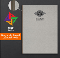 Carton gris kappa de 1 mm, 2 mm, 3 mm, 1200 g/m², carton épais, couleur gris