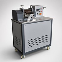 Kunststoff-Pelletiermaschine Labor-Zweiwalzenmühle PVC PE PP Compound-Misch- und Granuliermaschine mit Elektrischer Heizung CE ISO