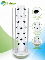 Tour hydroponique verticale avec pompe, système de plantation à 5, 7, 9, 11, 13, 15 niveaux, adapté aux serres domestiques et aux fermes