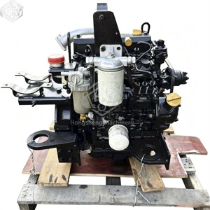 Ensemble moteur diesel d'occasion remanufacturé 3TNE88 3 cylindres, pièces détachées pour machines de construction Yanmar. - Product Image 1