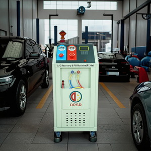 DS9002B <b>Portable</b> Intelligent Automatic Car <b>AC</b> Service Machine New Condition Metal for Refrigerant Recovery Flushing Refilling - Product Image 6