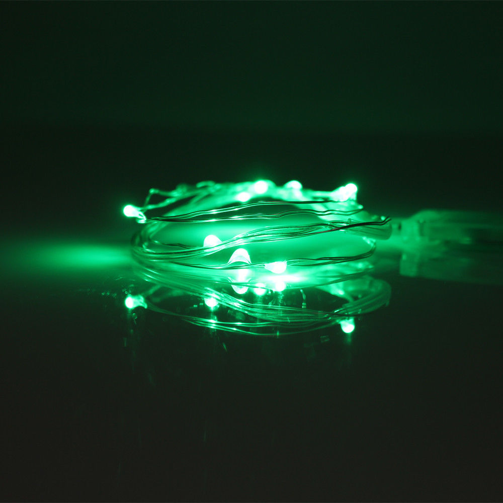 USB Powered 5V LED Silver Copper Wire String Lights 5M 50 LEDs Garland ...
