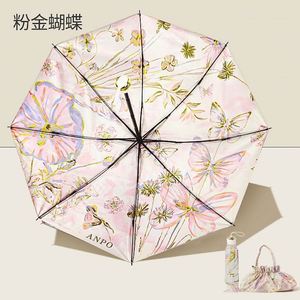 Travel Folding for Rain Wind Sun Double-Sided Printed Oil <b>Paint</b> <b>Uv</b> Protection Upf50+ Umbrella Promotion Gift - Product Image 4