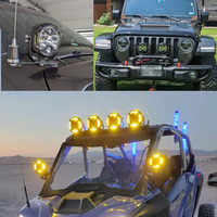 Camion léger de travail de la tache LED ronde lumineuse superbe de 5 pouces conduisant la lumière de travail de laser d'Off Road 4x4