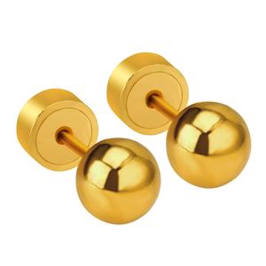 <b>Top</b> Sale 3mm/4mm/5mm Fashion <b>Earrings</b> for Women Men Stainless Steel Double Sided Ball Piercing Screw <b>Earring</b> Jewelry - Product Image 2