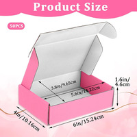 Carton ondulé Mailer Emballage Boîte Petite entreprise Mignon Carton Mailers Emballage Produit Boîtes D'expédition pour Petite Entreprise