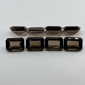 Quartz fumé naturel 10x14mm, taille octogonale, pierre précieuse en vrac pour la fabrication de bijoux fins et les montages personnalisés - Product Image 6