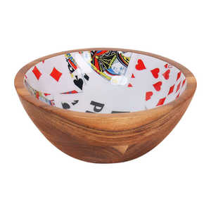 Style Enamelled <b>Mango</b> <b>Wood</b> Serving <b>Bowl</b> for Multipurpose for Export Selling at Economical Price Dinnerware <b>Bowls</b> - Product Image 4