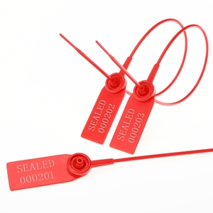 Disposable Plastic Seals Tags Security Anti-Tamper Seal Label Pull <strong>Tite</strong> Self-Locking Zip Ties for Clothes, Shoes, <strong>Bags</strong> - Product Image 1