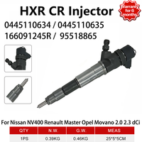 Inyector de Combustible 0445110634 0445110635 166091245R 8200912052 95518865 para Nissan NV400 Renault Master Opel Movano 2.0 2.3 dCi