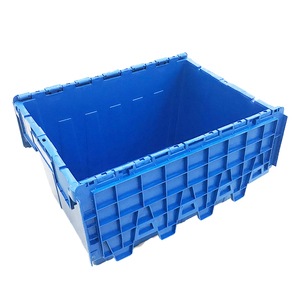 large Plastic logistic boxes 60L Plastic cheap manufacture wholesale turnover boxes for sale large plastic moving box